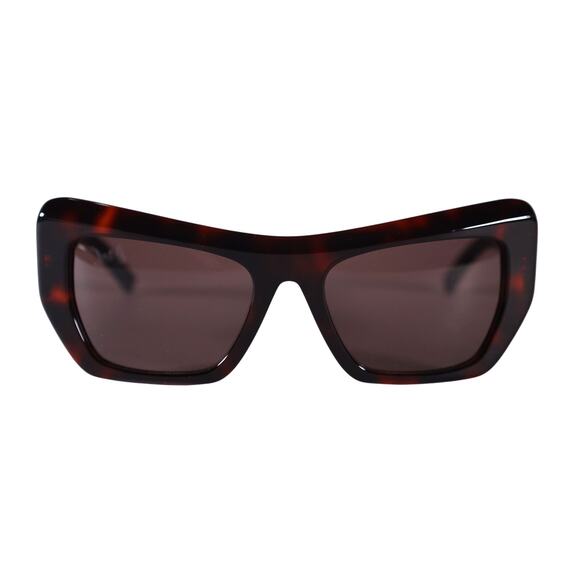 MCM Rectangle Cat Eye Sunglasses - Red Havana / Brown - NWT - Picture 1 of 8